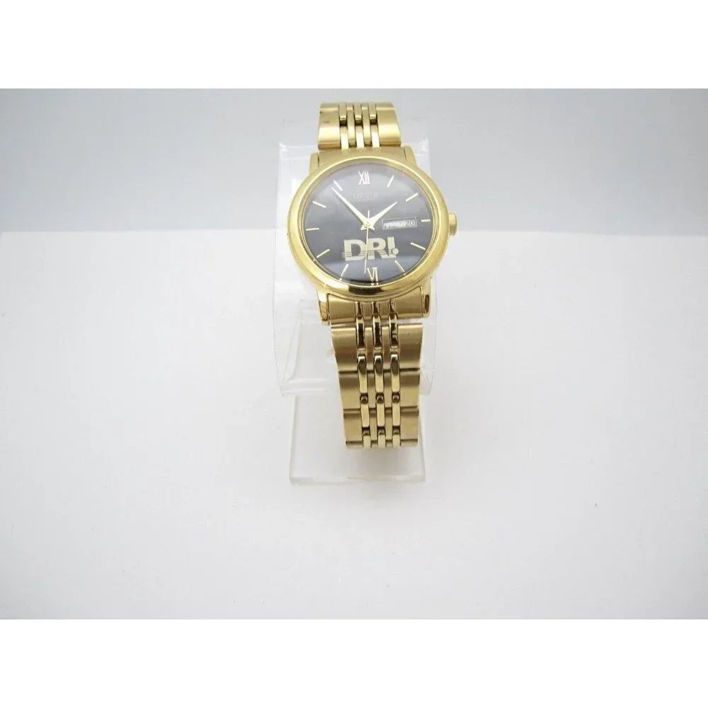 Men's Citizen Quartz 5 Bar WR DRI Employee Analog 37mm Causal Round Watch (F927)